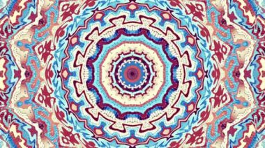 Süslemeli mandala döngü arkaplanı