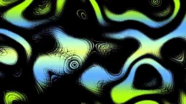 Psikedelik hareketli arka plan. Görüntü döngüsü