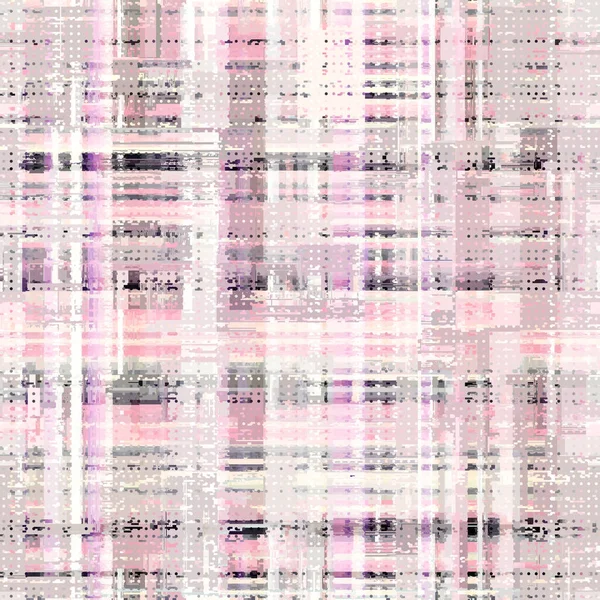 Abstract Seamless Pattern Grunge Glitch Plaid Pattern Vector Image — Archivo Imágenes Vectoriales