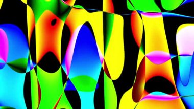 Psikedelik hareketli arka plan. Görüntü döngüsü