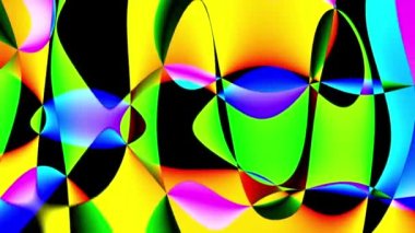 Psikedelik hareketli arka plan. Görüntü döngüsü