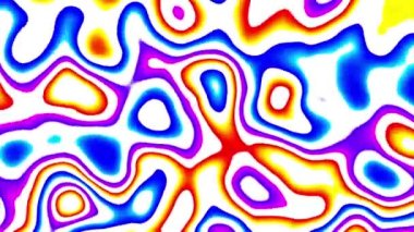 Psikedelik hareketli arka plan. Görüntü döngüsü