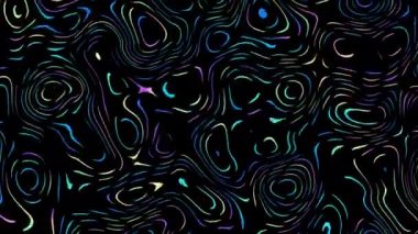 Döngü oynatma için kusursuz soyut dalgalı arkaplan.