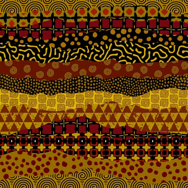 Бесшовный Рисунок Фона Абстрактный Этнический Племенной Узор Геометрическом Стиле Векторное — стоковый вектор