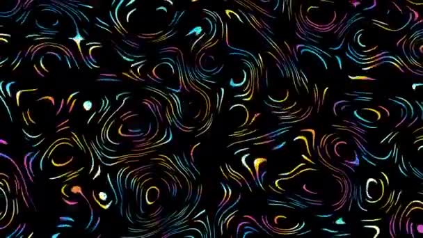 Seamless abstract wavy background for loop playback. — Vídeo de Stock