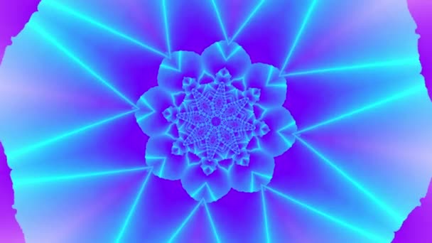 Abstract mandala loop background. Cosmic Mandala symbol — Vídeos de Stock