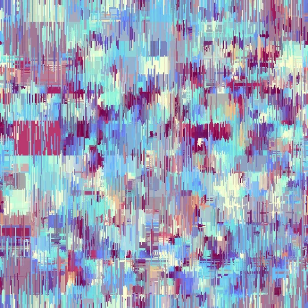 Modèle Abstrait Avec Imitation Une Texture Glitch Grunge Avec Des — Image vectorielle