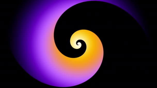 Endless abstract spiral. Seamless loop footage. — Vídeo de Stock