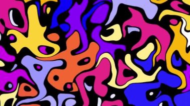 Döngü oynatma için kusursuz soyut dalgalı arkaplan.