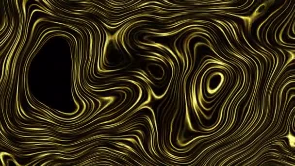 Moving Random Wavy Texture Transforming Abstract Curved Shapes Fill Out — Video