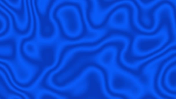 Abstraktes Blaues Welliges Looping Video Nahtlos Abstrakter Psychedelischer Hintergrund Für — Stockvideo