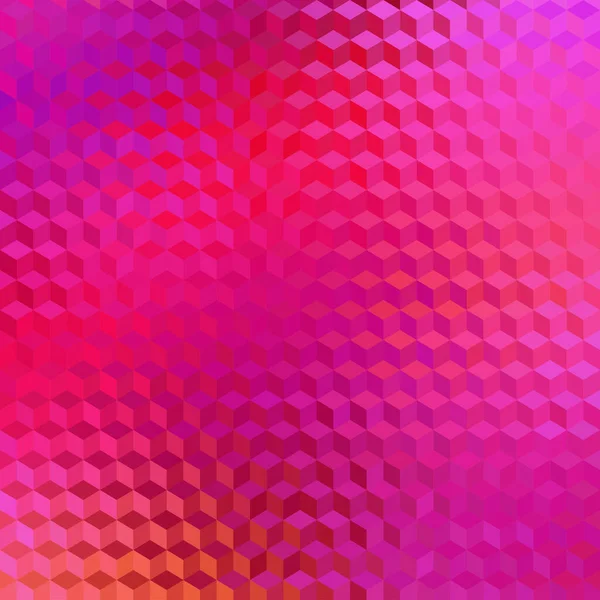 Magenta Background Geometric Abstract Pattern Low Poly Style Effect Glass — 스톡 벡터