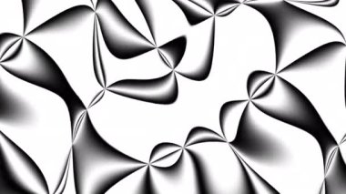 Soyut dalga döngüsü videosu. Döngü oynatmak için kusursuz soyut saykodelik arkaplan. Tek renkli basit soyut dalgalar.