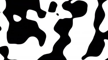 Soyut dalga döngüsü videosu. Döngü oynatmak için kusursuz soyut saykodelik arkaplan. Tek renkli basit soyut dalgalar.