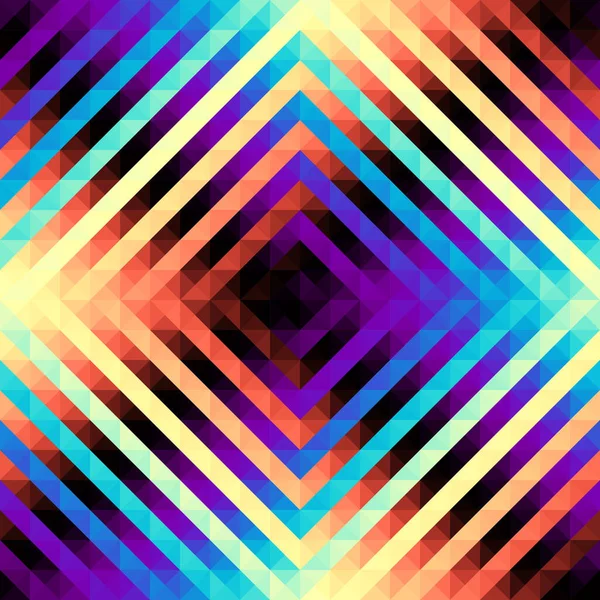 Безшовний Візерунок Трикутників Ацтекський Симетричний Абстрактний Низькополі Геометричний Орнамент Спортивна — стоковий вектор