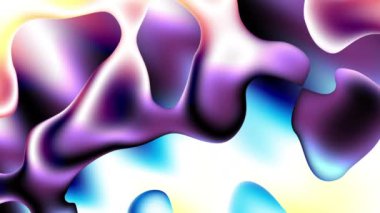 Soyut dalga döngüsü videosu. Döngü oynatma için kusursuz soyut saykodelik arkaplan.