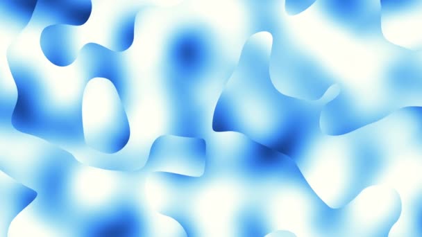 Abstract Wavy Looping Video Soft Light Blue Waves Seamless Abstract — Video Stock