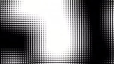 Soyut dalga döngüsü videosu. Döngü oynatmak için kusursuz soyut saykodelik arkaplan. Basit monokrom keskinlikleri.