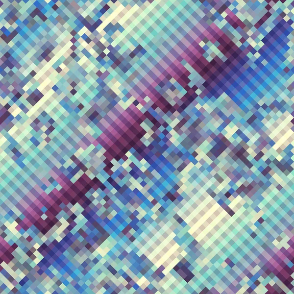 抽象的なシームレスパターン グランジ要素との図再生パターン ベクトル画像 — ストックベクタ