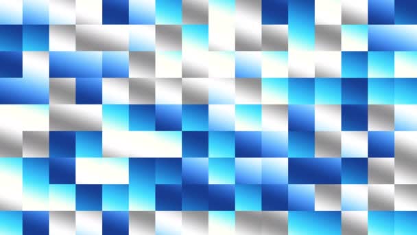 Blinkende Tabstrakte Pixel Hintergrund Zufällige Kleine Quadrate Looping Aufnahmen — Stockvideo