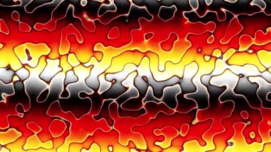 Soyut dalga döngüsü videosu. Döngü oynatma için kusursuz soyut saykodelik arkaplan.