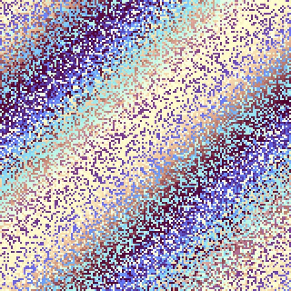 Seamless Vector Pattern Random Cmall Pixels Noise Texture — Stock Vector