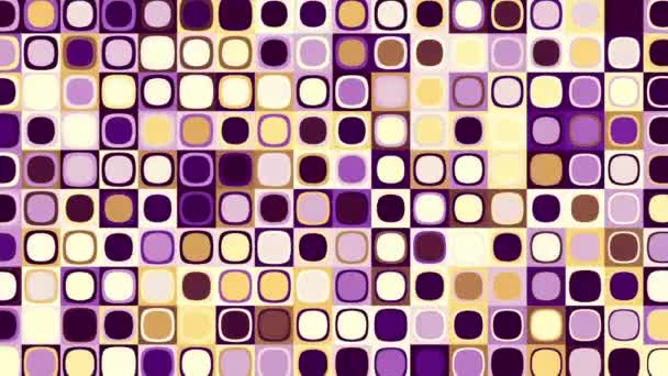 Abstract Geometric Video Background Mosaic Polka Dot Looping Footage — Stockvideo