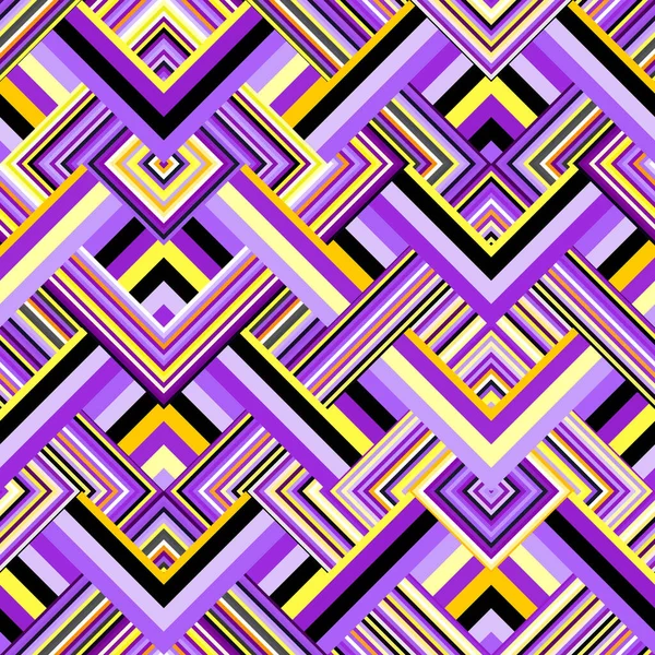 Seamless Vector Image African Violet Abstract Herringbone Pattern Regular Lines — Vector de stock