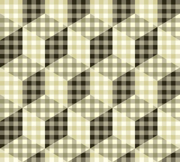 Naadloos Geometrisch Abstract Patroon Blok Design Stijl Vectorafbeelding — Stockvector