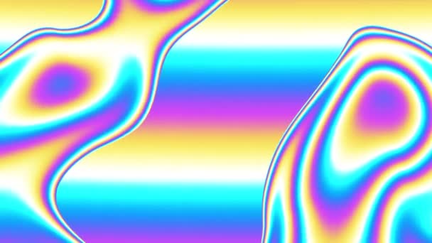 Abstract Wavy Looping Video Seamless Abstract Psychedelic Background Loop Playback — стоковое видео