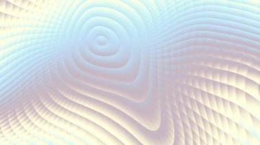 Soyut dalgalı döngülü 4K video. Döngü oynatma için kusursuz soyut holografik grafiksel arkaplan.