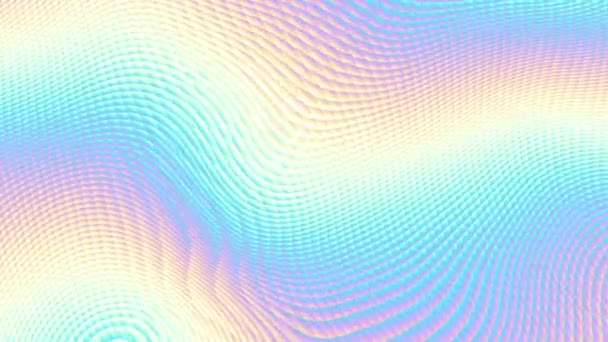 Abstract Wavy Looping Video Seamless Abstract Blur Holographic Gradient Background — Stock videók