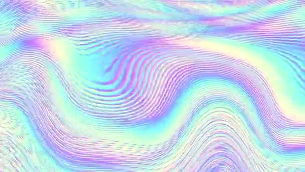 Abstract Wavy Lines Looping Video Seamless Abstract Psychedelic Background Loop — Stockvideo