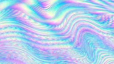 Abstract wavy lines looping 4k video. Seamless abstract psychedelic background for loop playback.