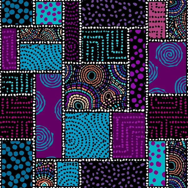 Seamless Background Pattern Abstract Ethnic Tribal Pattern Geometric Style Vector — Stock Vector