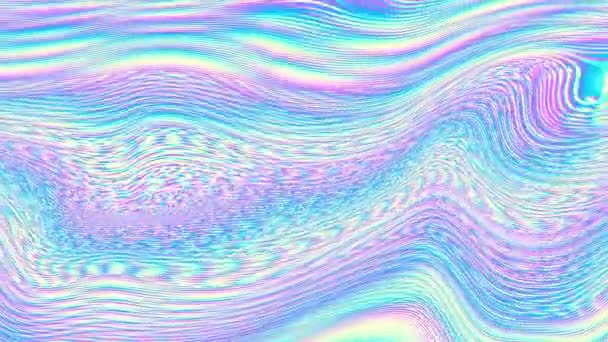 Abstract Wavy Lines Looping Video Seamless Abstract Psychedelic Background Loop — Stockvideo