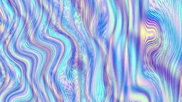 Abstract Wavy Lines Looping Video Seamless Abstract Psychedelic Background Loop — Stock Video