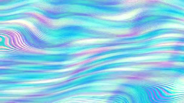 Abstract Wavy Lines Looping Video Seamless Abstract Psychedelic Background Loop — Vídeo de Stock