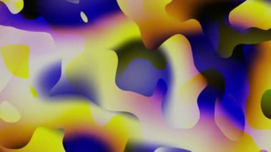 Soyut dalgalı döngülü 4K video. Döngü oynatma için kusursuz soyut saykodelik arkaplan.