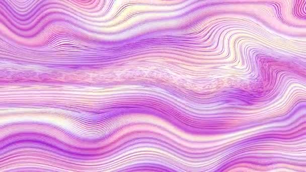 Abstract Wavy Lines Looping Video Seamless Abstract Psychedelic Background Loop — Wideo stockowe