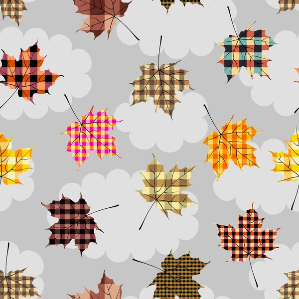 Seamless Geometric Abstract Pattern Autumn Pattern Vector Image — Stock Vector