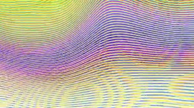 Abstract wavy lines looping 4k video. Seamless abstract psychedelic background for loop playback.