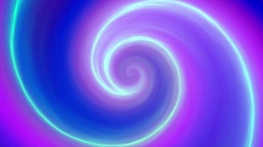 Devamlı dönen fütüristik spiral. Kusursuz döngü görüntüsü. Soyut sarmal.