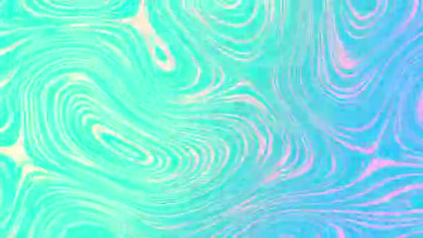 Abstract Wavy Looping Video Seamless Holographic Psychedelic Wavy Background Loop — Vídeo de Stock