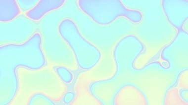 Abstract wavy looping video. Seamless holographic psychedelic wavy background for loop playback.