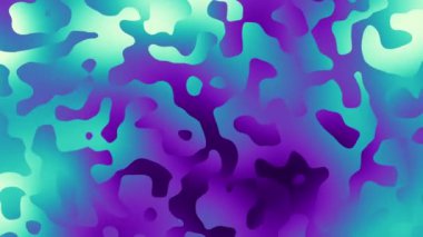 Soyut dalgalı döngülü 4K video. Döngü oynatma için kusursuz soyut saykodelik arkaplan.