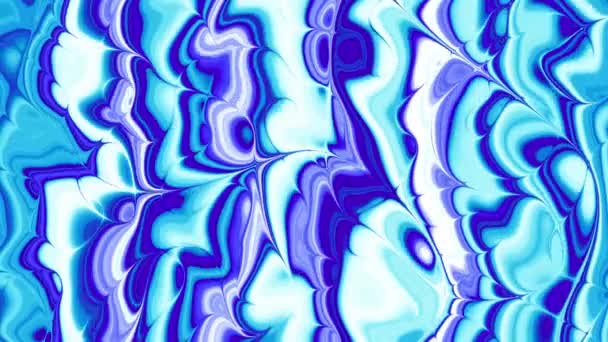 Abstract Wavy Looping Video Seamless Abstract Psychedelic Background Loop Playback — ストック動画