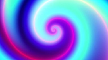 Devamlı dönen fütüristik spiral. Kusursuz döngü görüntüsü. Soyut sarmal.
