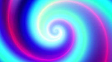 Devamlı dönen fütüristik spiral. Kusursuz döngü görüntüsü. Soyut sarmal.