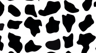 Soyut dalga döngüsü videosu. Döngü oynatmak için kusursuz soyut saykodelik arkaplan. Basit monokrom keskinlikleri.